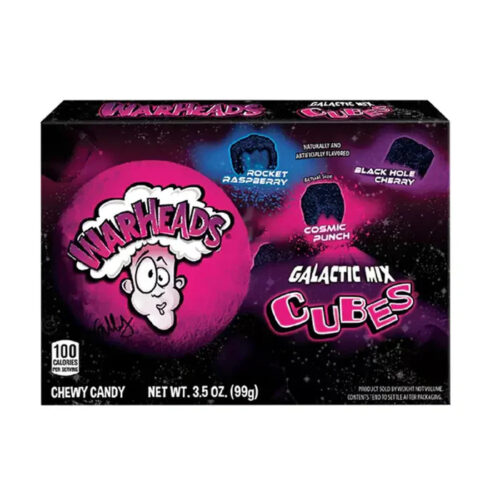 Warheads Sour Galactic Mix Cubes