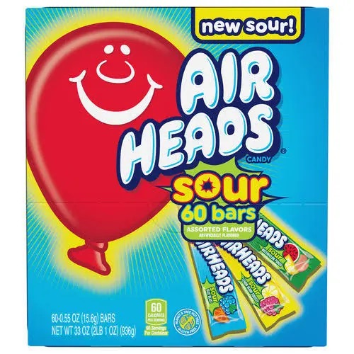 Airheads sour Watermelon / Lemmon Berry /Blue Bast