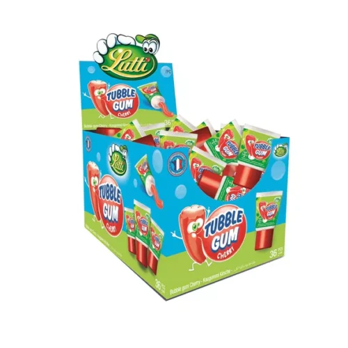 Lutti Tubble Gum Cherry Tube